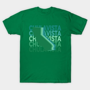 Chula Vista California Green Repeat T-Shirt